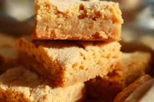 Chewy Peanut Butter Brownies