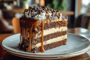 Gooey Coffee Caramel Cake