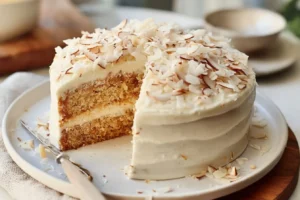 Moist and Creamy Vegan Coconut Cake